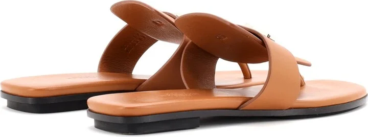 Hermes Women's Galerie Sandals Leather - Image 3
