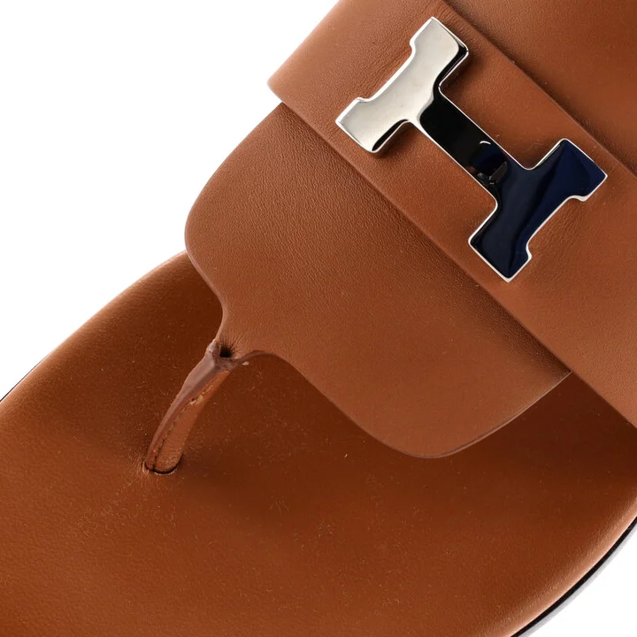 Hermes Women's Galerie Sandals Leather - Image 5