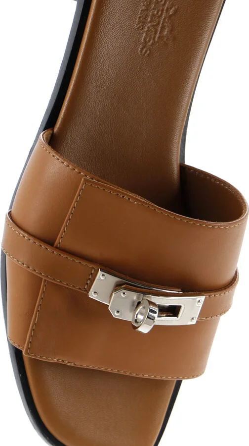 Hermes Women's Giulia Sandals Leather - Image 5