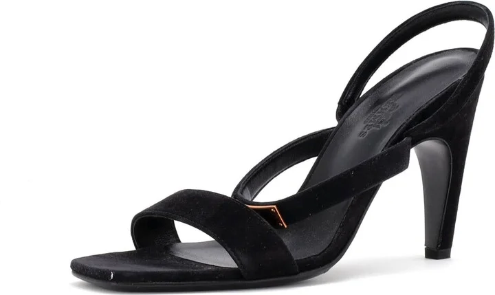 Hermes Women's Glamour Sandals Suede 75