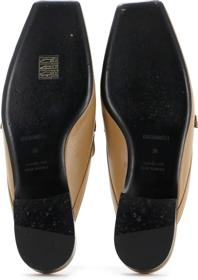 Hermes Women's Groupie Mules Leather - Image 4