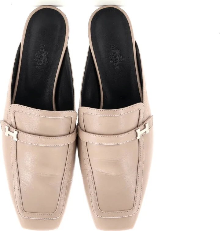 Hermes Women's Groupie Mules Leather - Image 2