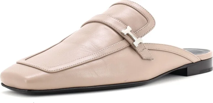 Hermes Women's Groupie Mules Leather