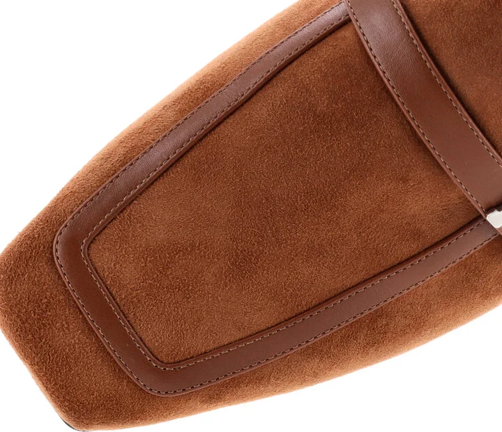 Hermes Women's Groupie Mules Suede with Leather - Image 5