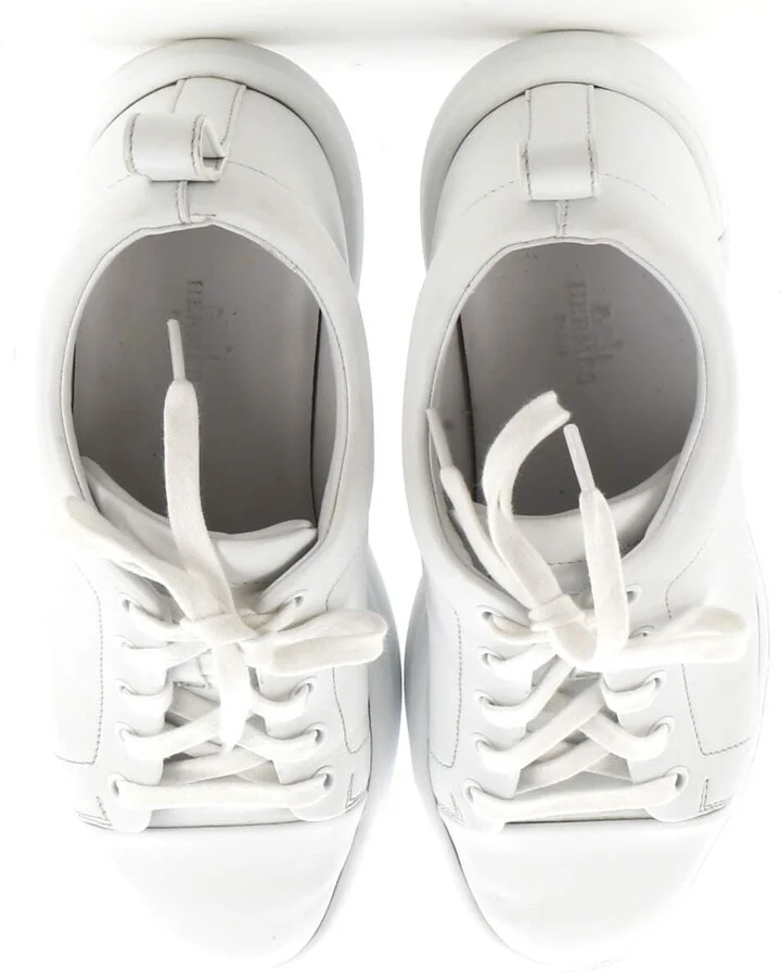 Hermes Women's Happy Sneakers Leather - Image 2