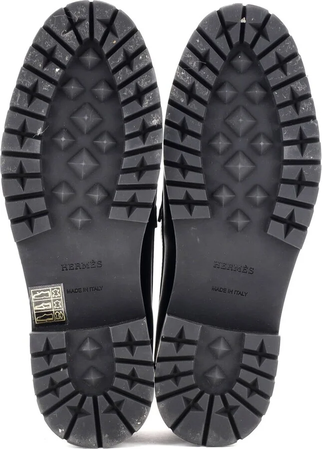 Hermes Women's Hitch Platform Loafers Leather - Image 4