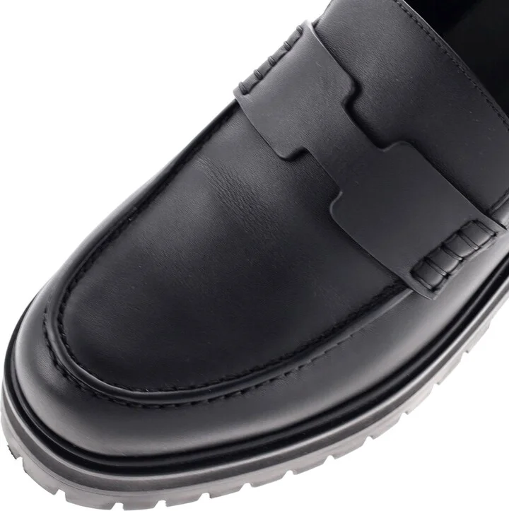 Hermes Women's Hitch Platform Loafers Leather - Image 5