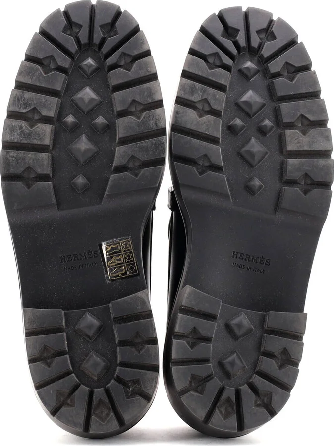 Hermes Women's Icone Loafers Leather - Image 4