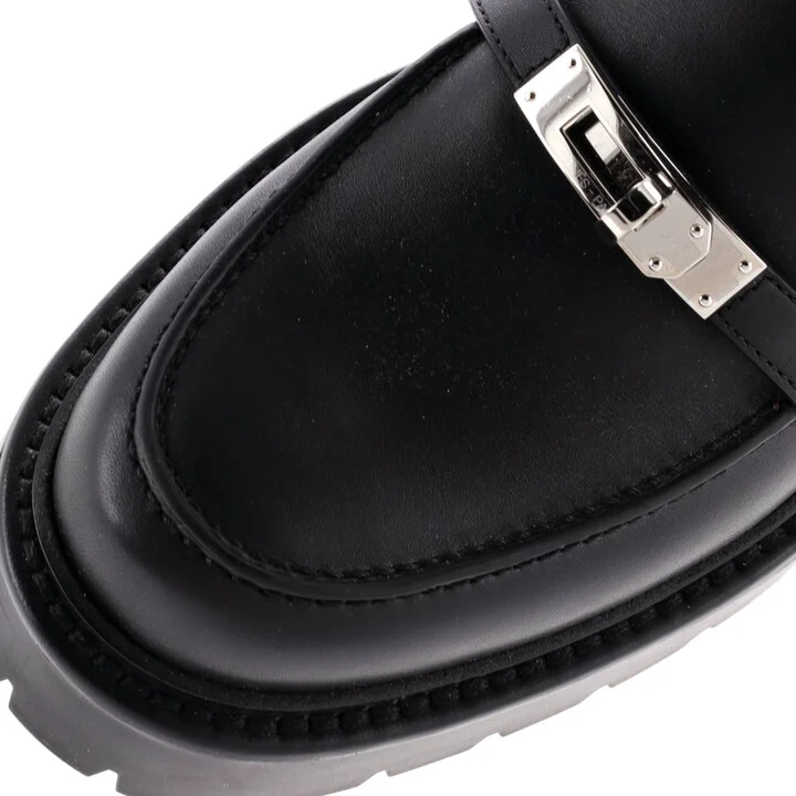 Hermes Women's Icone Loafers Leather - Image 5