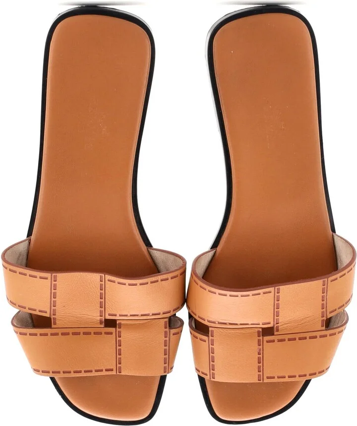 Hermes Women's Idioma Sandals Leather - Image 2