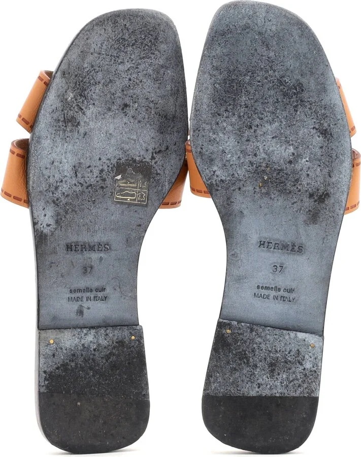 Hermes Women's Idioma Sandals Leather - Image 4