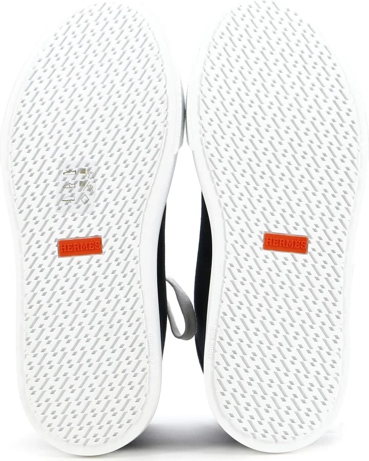 Hermes Women's Illico Highcut Sneakers Canvas - Image 4
