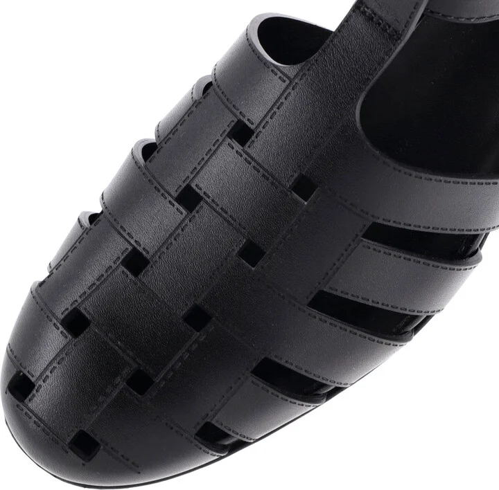 Hermes Women's Indigo Sandals Leather - Image 5