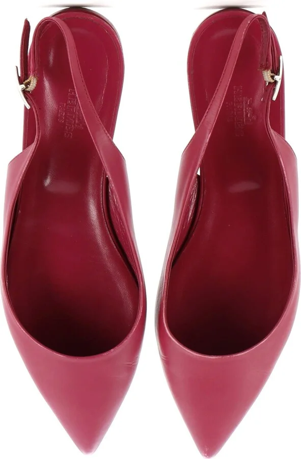 Hermes Women's Intime 55 Slingback Pumps Leather - Image 2