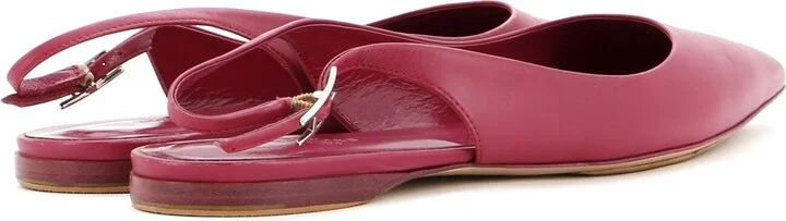 Hermes Women's Intime 55 Slingback Pumps Leather - Image 3