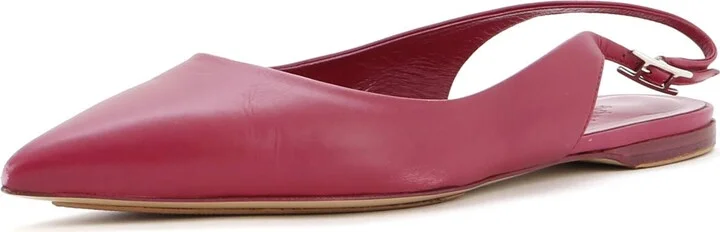 Hermes Women's Intime 55 Slingback Pumps Leather
