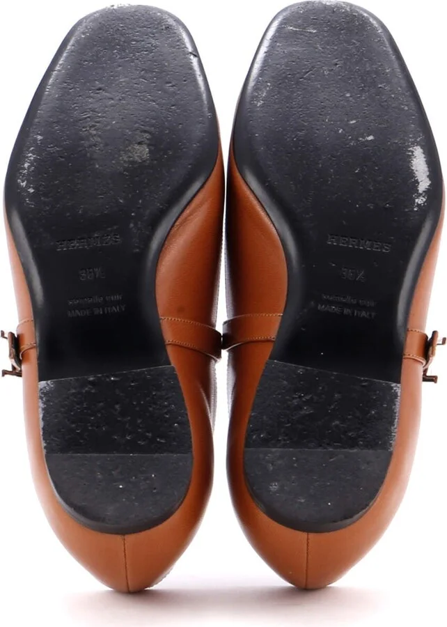 Hermes Women's Jane Flats Leather - Image 4