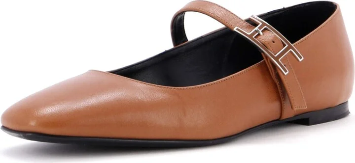 Hermes Women's Jane Flats Leather