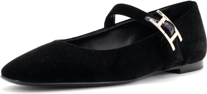 Hermes Women's Jane Flats Velvet