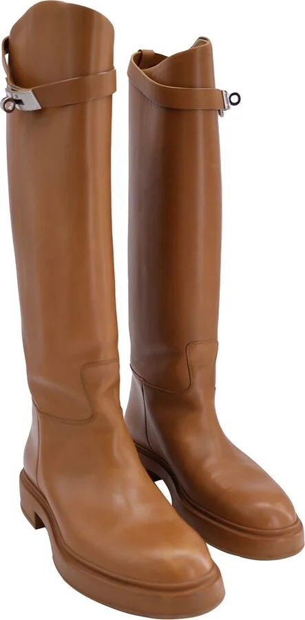 Hermès Women's Leather Variation Riding Boot (Authentic Pre-Loved)