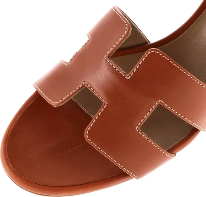Hermes Women's Oasis Sandals Leather - Image 5