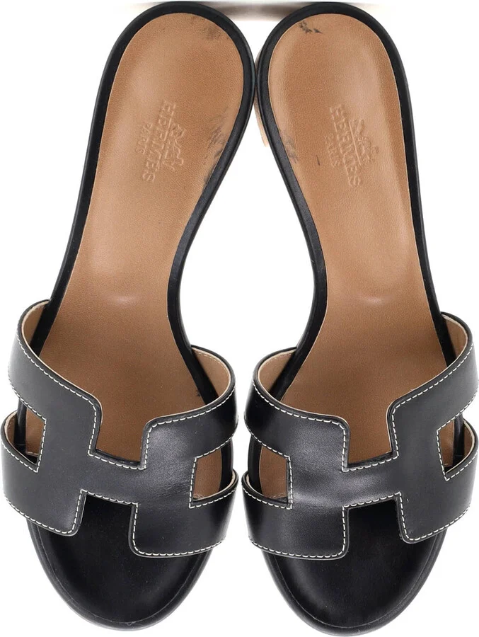 Hermes Women's Oasis Sandals Leather - Image 2