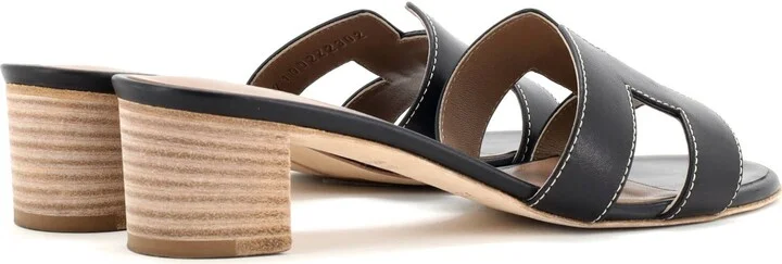 Hermes Women's Oasis Sandals Leather - Image 3