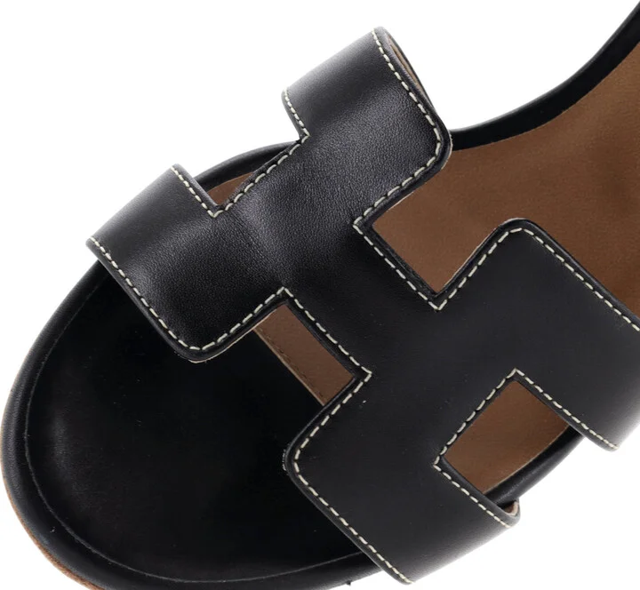 Hermes Women's Oasis Sandals Leather - Image 5