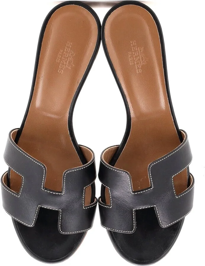 Hermes Women's Oasis Sandals Leather - Image 2