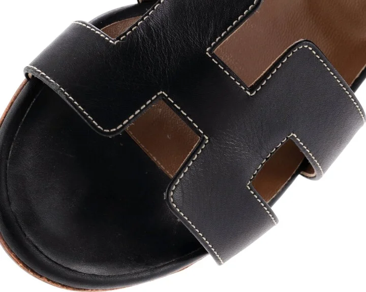 Hermes Women's Oasis Sandals Leather - Image 5
