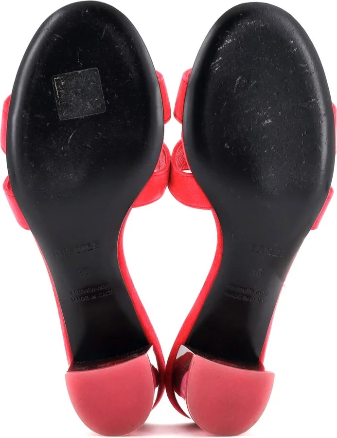 Hermes Women's Oasis Sandals Suede - Image 4