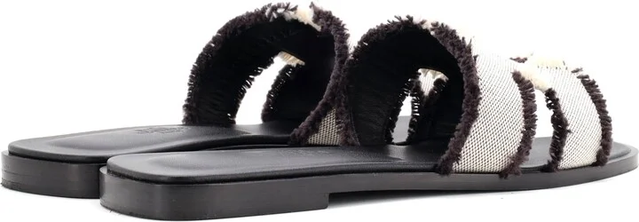 Hermes Women's Oran Sandals Canvas - Image 3