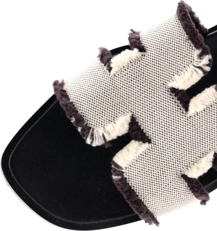 Hermes Women's Oran Sandals Canvas - Image 5