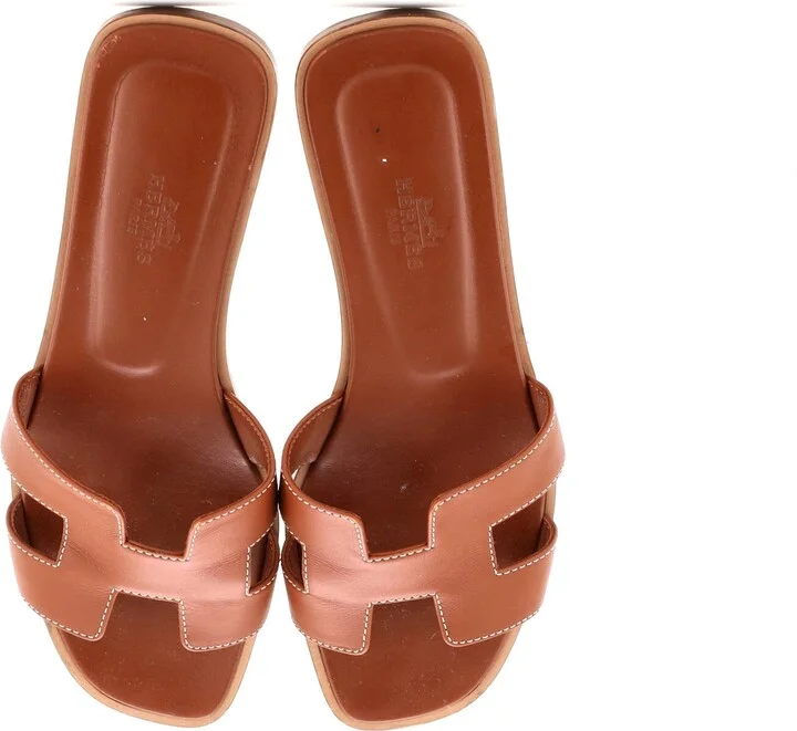 Hermes Women's Oran Sandals Leather - Image 2