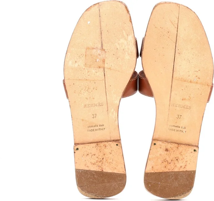 Hermes Women's Oran Sandals Leather - Image 4