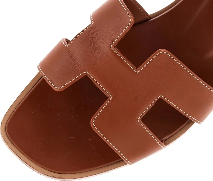 Hermes Women's Oran Sandals Leather - Image 5
