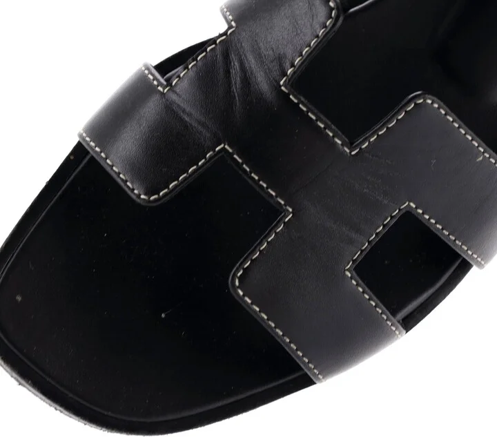 Hermes Women's Oran Sandals Leather - Image 5