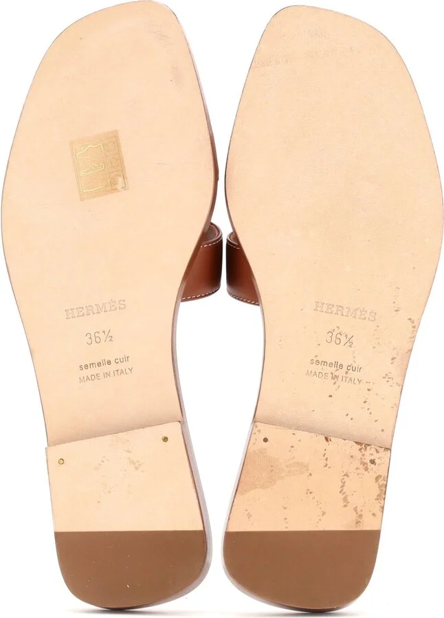 Hermes Women's Oran Sandals Leather - Image 4