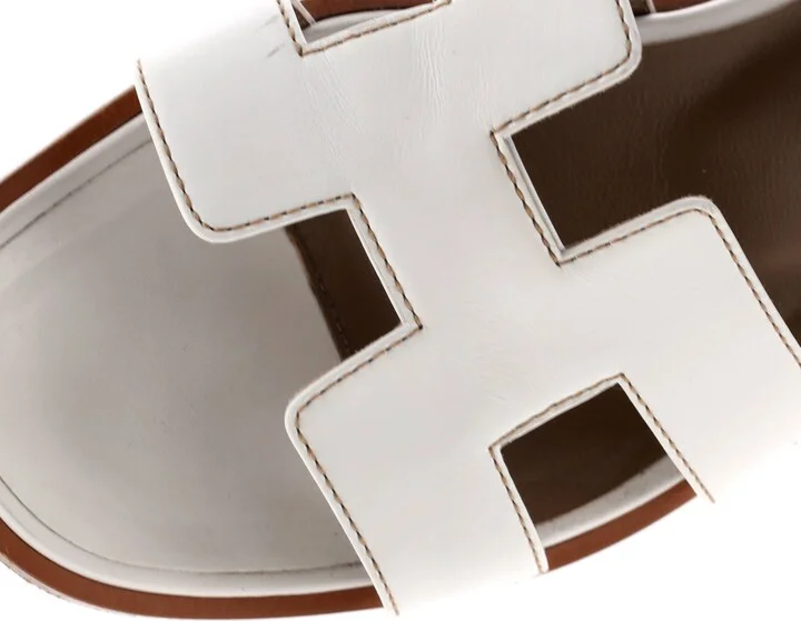 Hermes Women's Oran Sandals Leather - Image 5