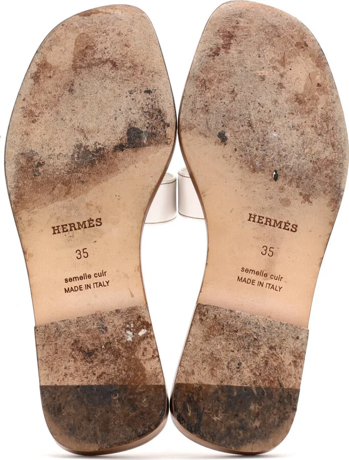 Hermes Women's Oran Sandals Leather - Image 4