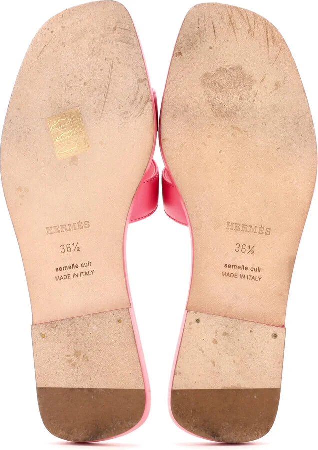Hermes Women's Oran Sandals Leather - Image 4