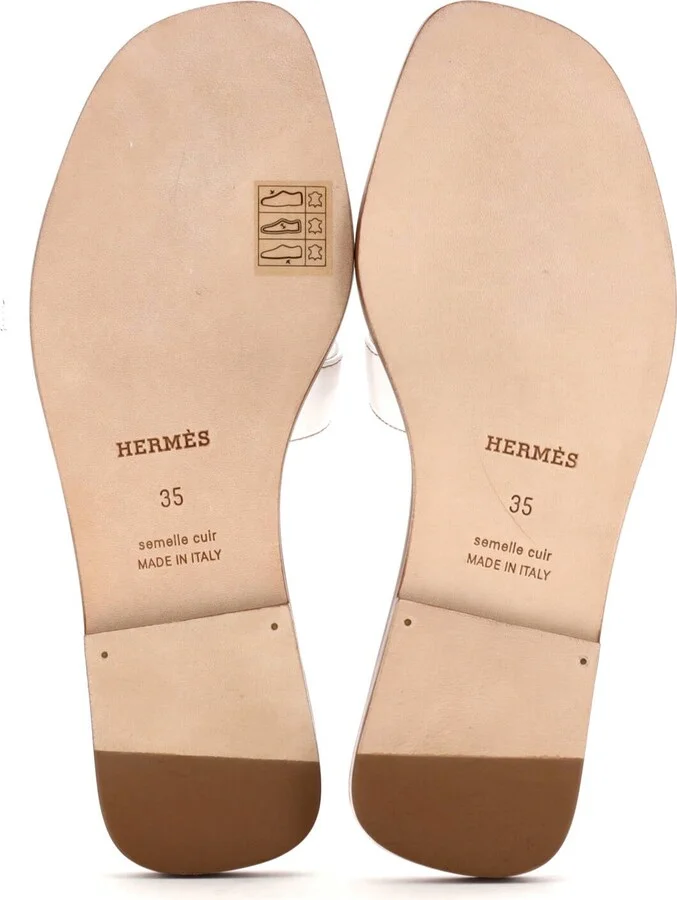 Hermes Women's Oran Sandals Leather - Image 4