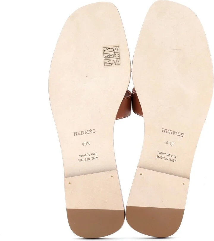 Hermes Women's Oran Sandals Leather - Image 4