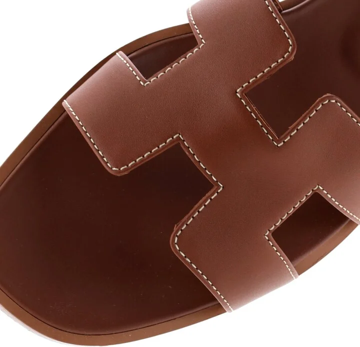 Hermes Women's Oran Sandals Leather - Image 5
