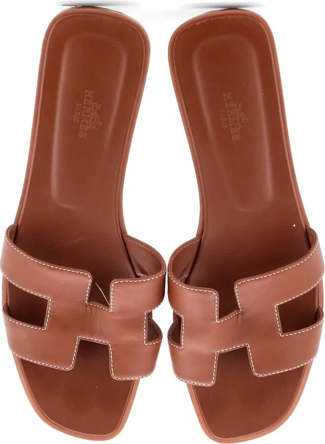 Hermes Women's Oran Sandals Leather - Image 2