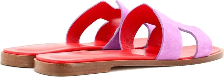 Hermes Women's Oran Sandals Suede - Image 3