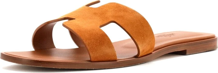 Hermes Women's Oran Sandals Suede