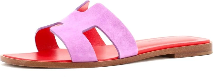 Hermes Women's Oran Sandals Suede