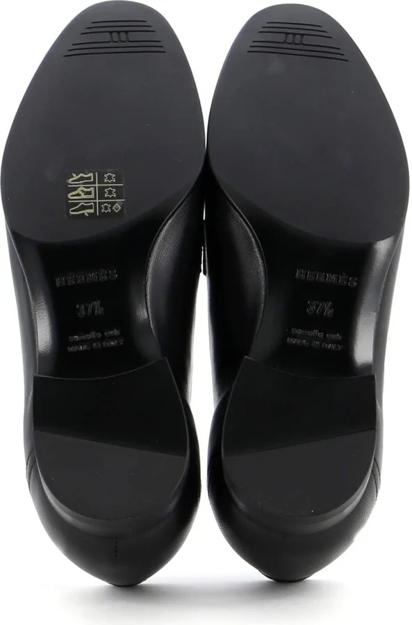 Hermes Women's Royal Loafers Leather - Image 4