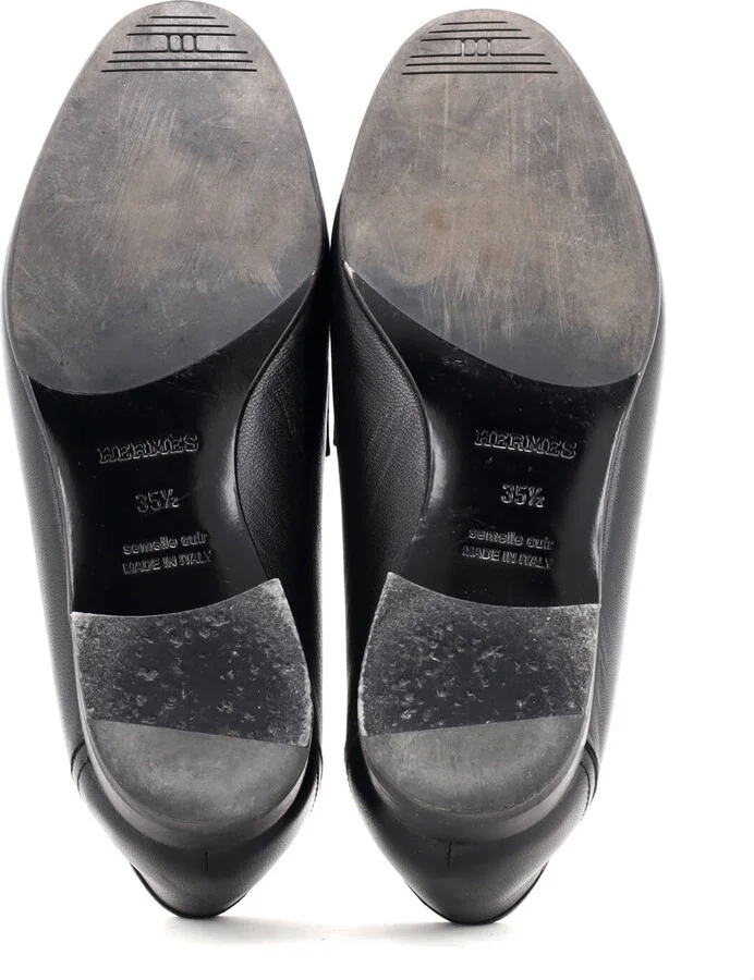 Hermes Women's Royal Loafers Leather - Image 4